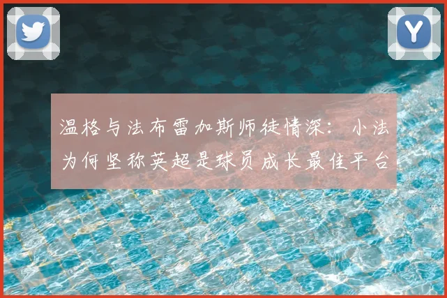 温格与法布雷加斯师徒情深：小法为何坚称英超是球员成长最佳平台